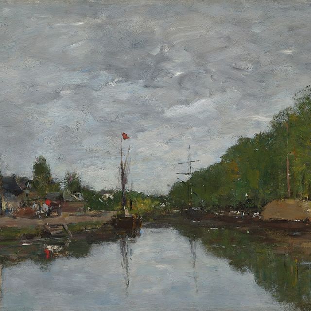 Eugène Boudin — Брюссель, канал аллеи Верт