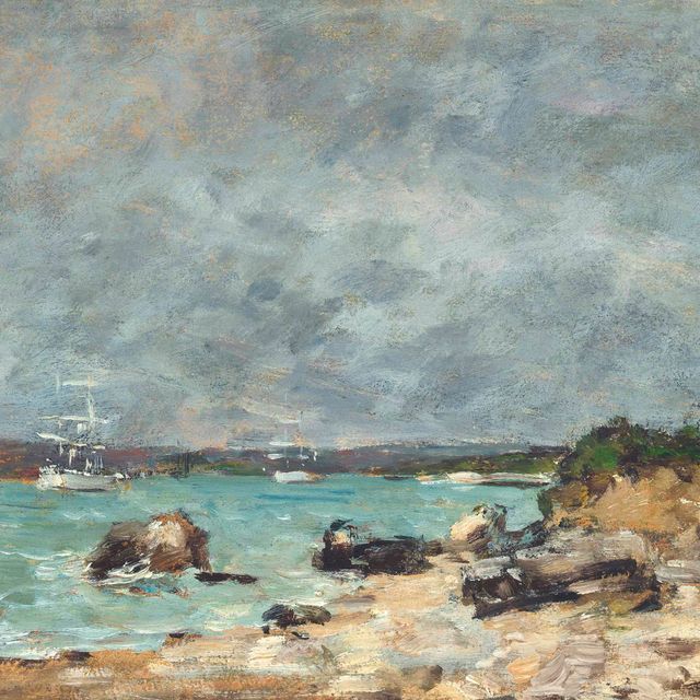 Eugène Boudin — Окружающая среда Плугастеля