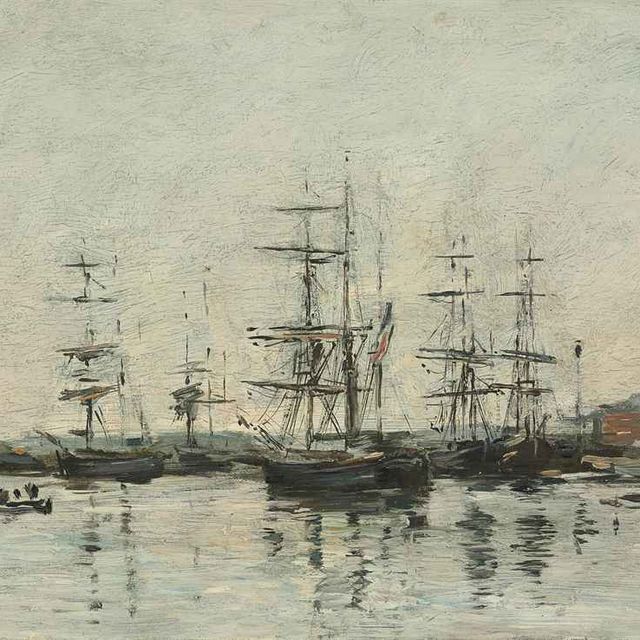 Eugène Boudin — Портвейн, вуали в стиле л'Анкр