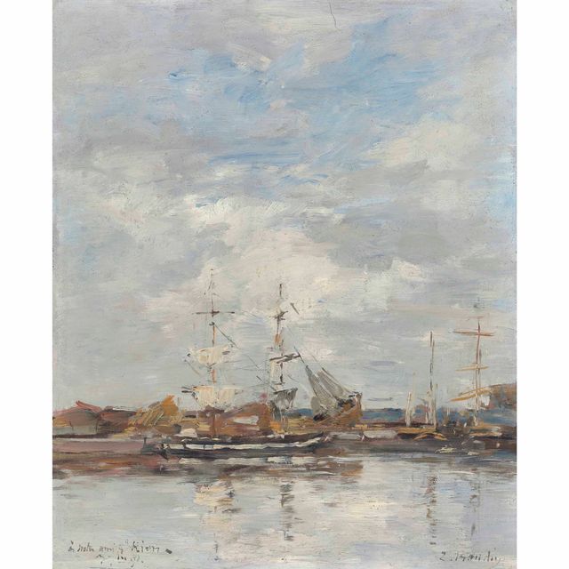 Eugène Boudin — Довиль. Ле Бассен