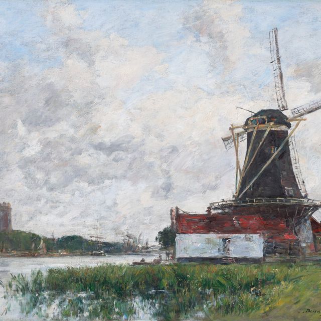 Eugène Boudin — Дордрехт, Мулен-сюр-ле-борд-де-ла-Маас