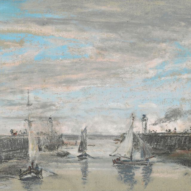 Eugène Boudin — Самолеты из Трувиля