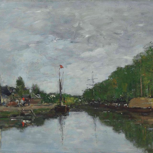 Eugène Boudin — Брюссель. Канал северной Верти