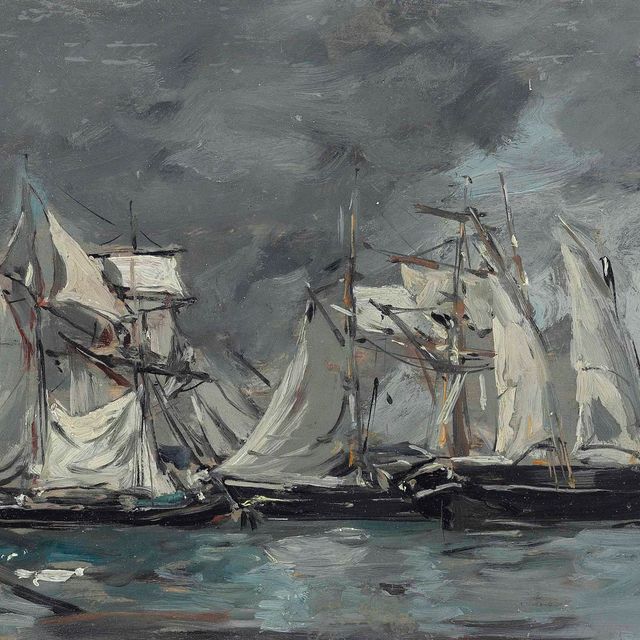 Eugène Boudin — Первое блюдо из Порт-де-Трувиля