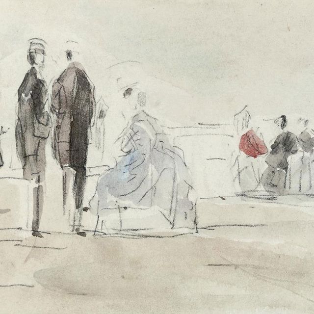 Eugène Boudin — Этюд из Трувиля