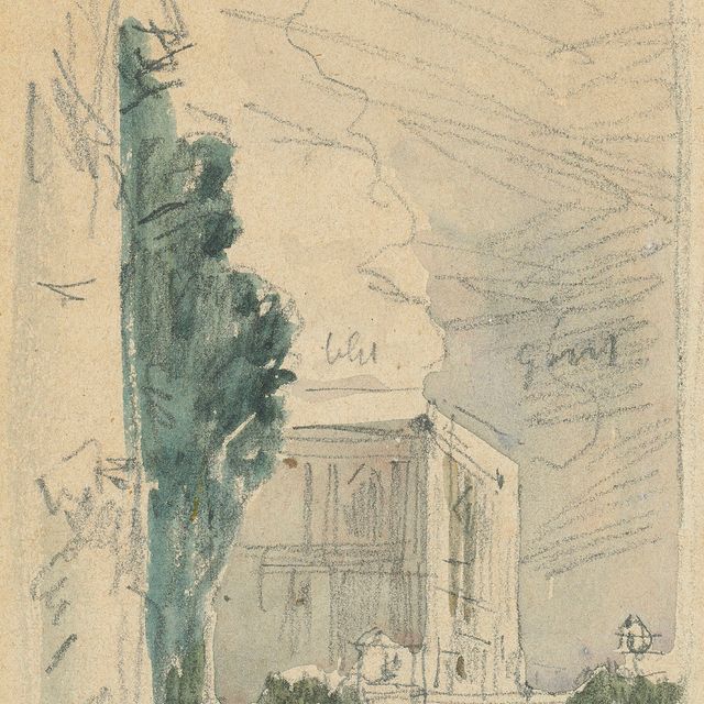 Eugène Boudin — Замок Бурденвиль