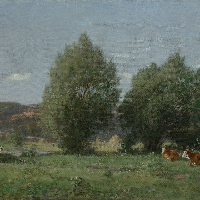 Eugène Boudin — Окрестности Онфлера, Патураж