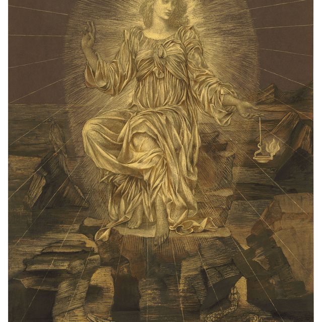 Evelyn De Morgan — Свет сияет во тьме, и тьма не постигла его