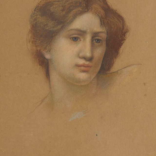 Evelyn De Morgan — Головной кабинет женщины