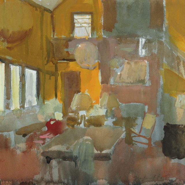 Fairfield Porter — Интерьер штата Мэн