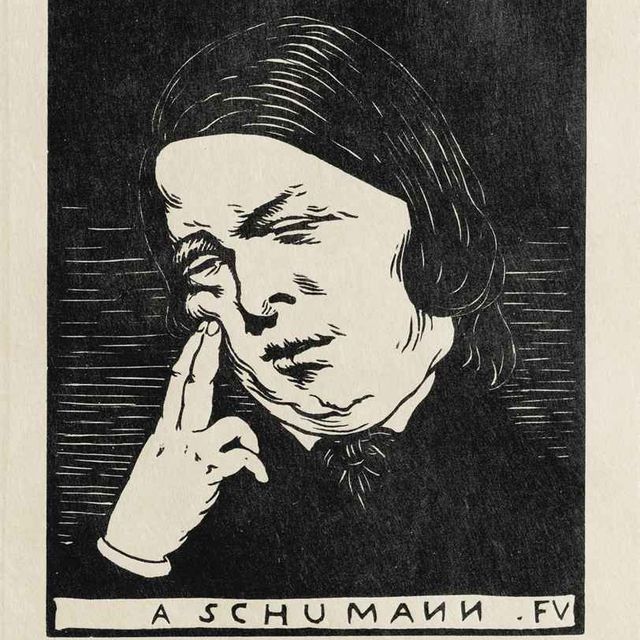 Felix Vallotton — Некий Шуман, 1893 год