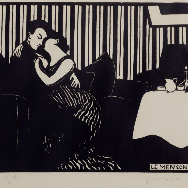 Felix Vallotton — Le Mensonge, из интимных мест