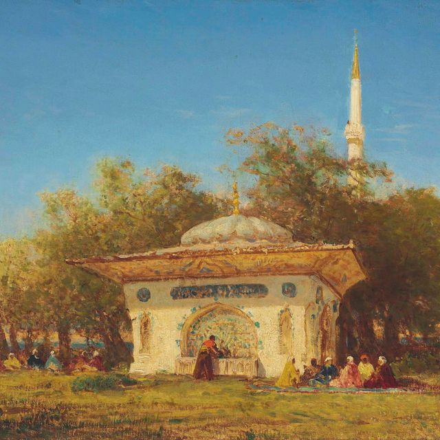 Felix Ziem — Лафонтен д'Амурат, окрестности Константинополя