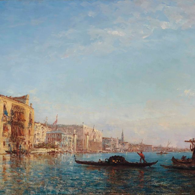Felix Ziem — Улица Венеции