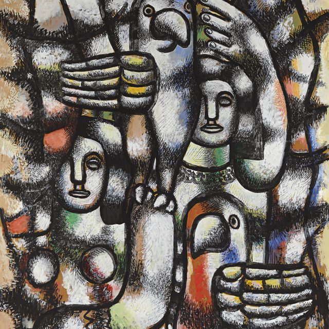 Fernand Léger — Женщина с перьями