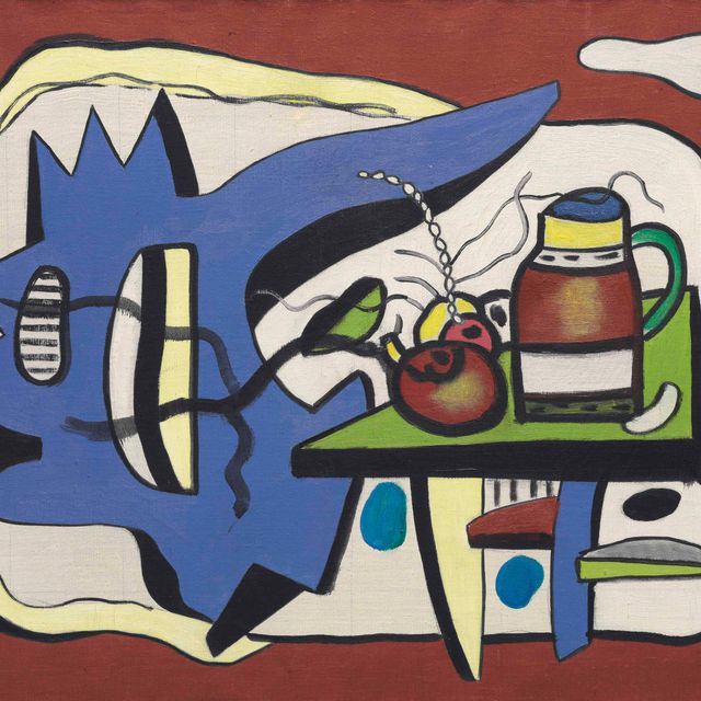 Fernand Léger — Композиция ваза авэк (Nature morte avec vase)