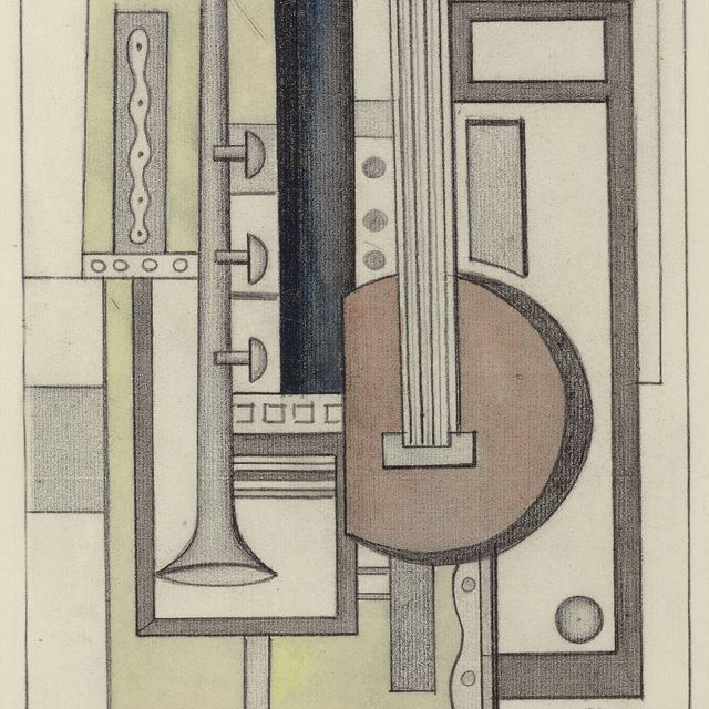 Fernand Léger — Композиция для кларнета и банджо