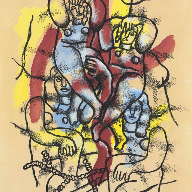 Fernand Léger — Композиция avec acrobats