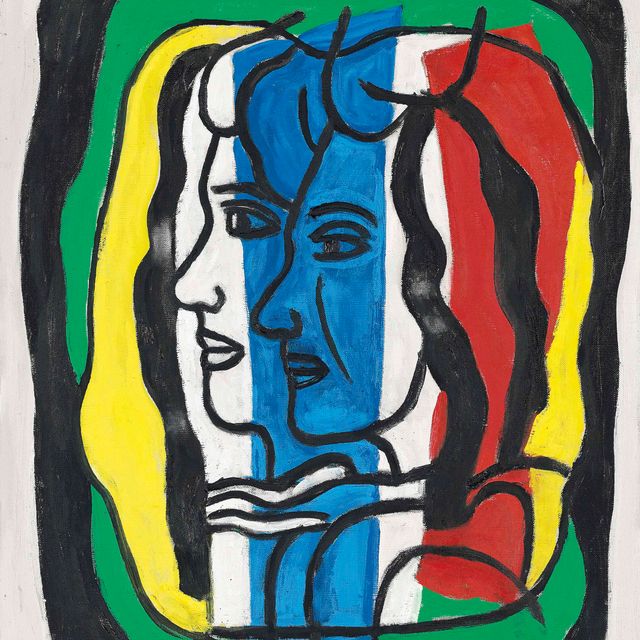 Fernand Léger — Композиция из двух профилей