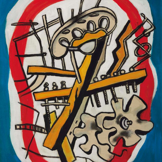 Fernand Léger — Элемент механики для производства голубых (Les machines agricoles)
