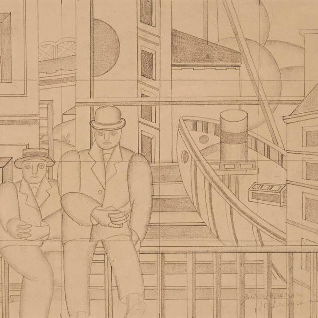 Fernand Léger — Двое друзей в деревне