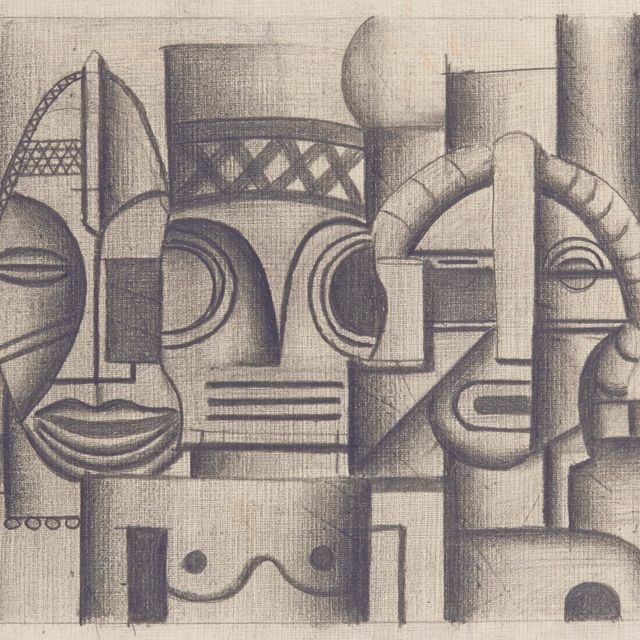 Fernand Léger — Три маски: Африка, Океан и Америка (Театральный проект "Возрождение мира")