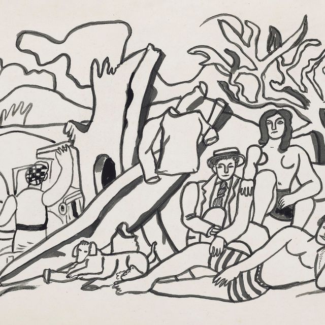 Fernand Léger — Вечеринка в кампанье