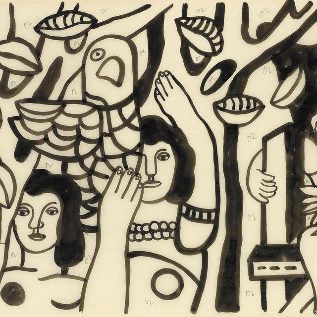 Fernand Léger — Женщины с перьями