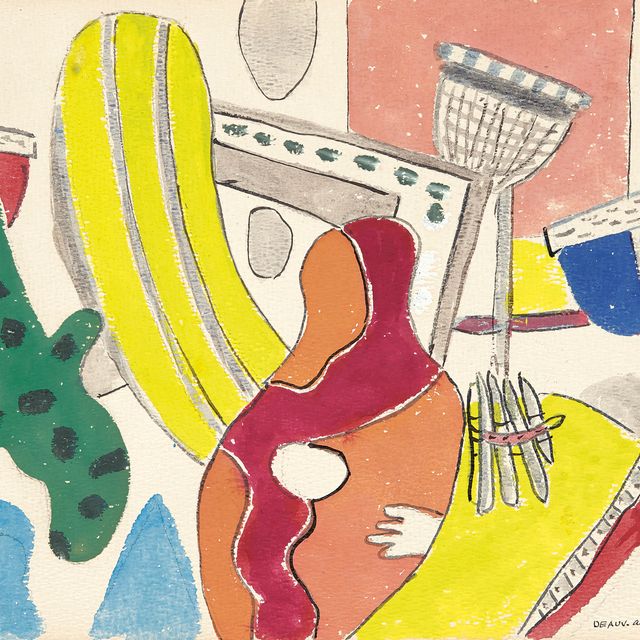 Fernand Léger — Композиция: Пляж Довиля