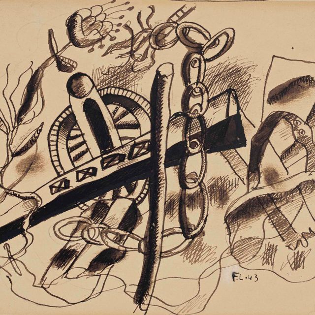Fernand Léger — Композиция в стиле шейн