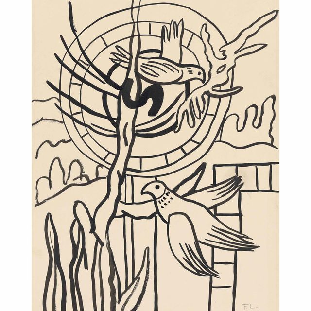Fernand Léger — Лес безлюдных мест, этюд для города