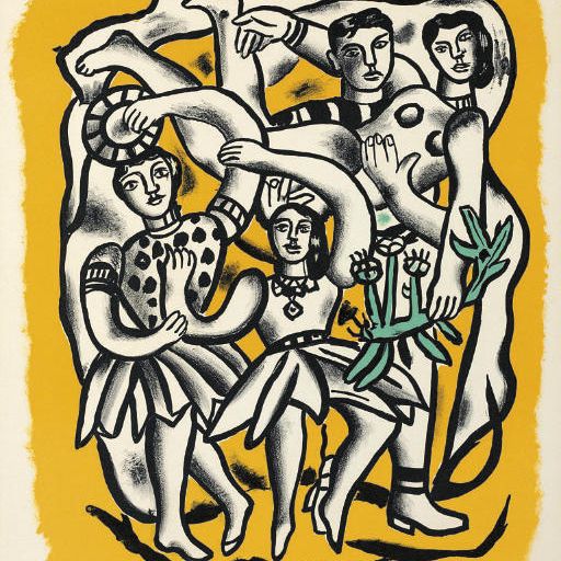 Fernand Léger — Танцовщицы ("Желтый фонд") (С. 137)