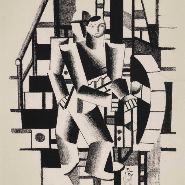 Fernand Léger — Композиция из двух персонажей (Der Maschinenbauer)