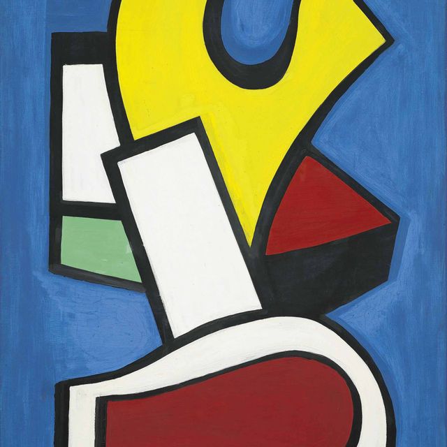 Fernand Léger — Архитектурная композиция "fond bleu"