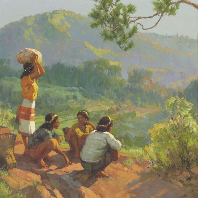 Fernando Amorsolo — Работники в состоянии покоя