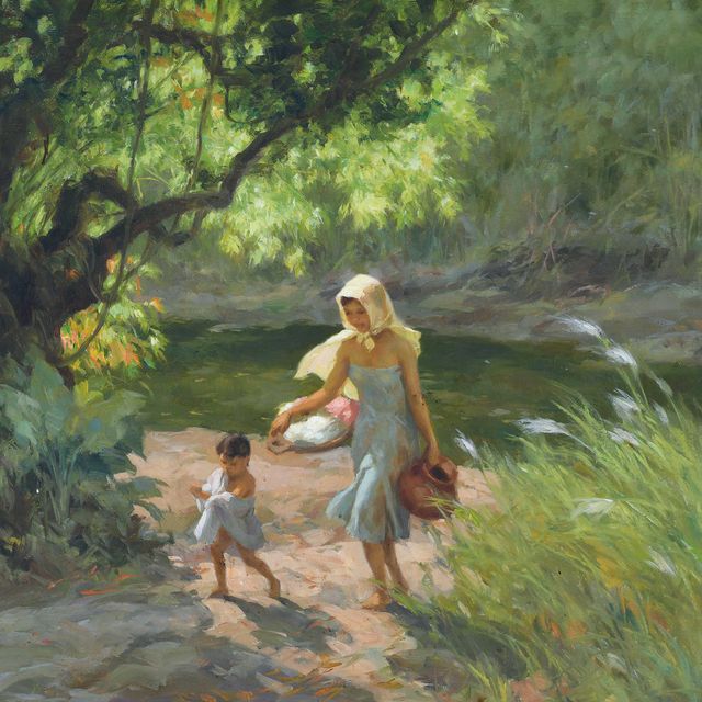 Fernando Amorsolo — Возвращаюсь домой