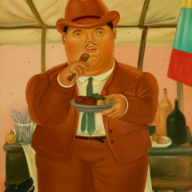 Fernando Botero — Поедание человека