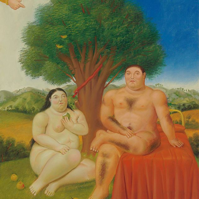 Fernando Botero — Адам и Ева