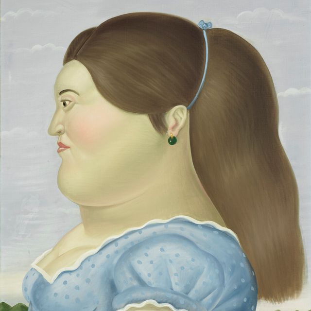 Fernando Botero — Дама в профиль