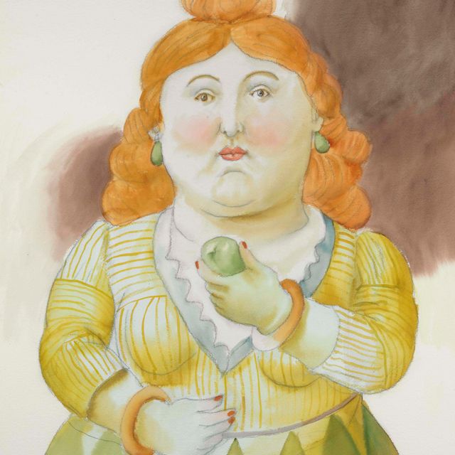 Fernando Botero — Женщина с фруктами