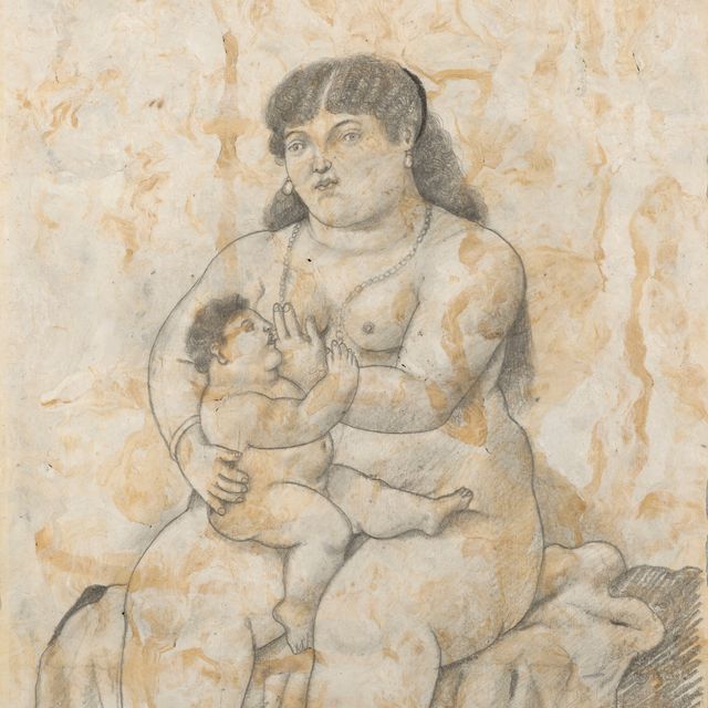 Fernando Botero — Мать и дитя