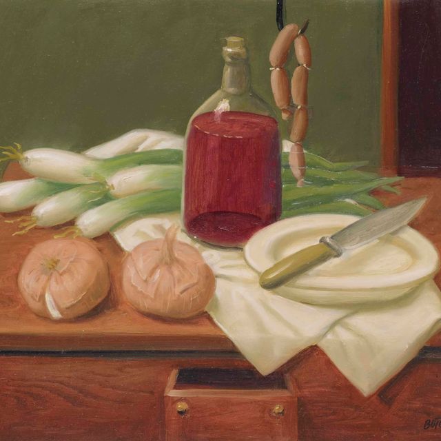 Fernando Botero — Кухонный стол