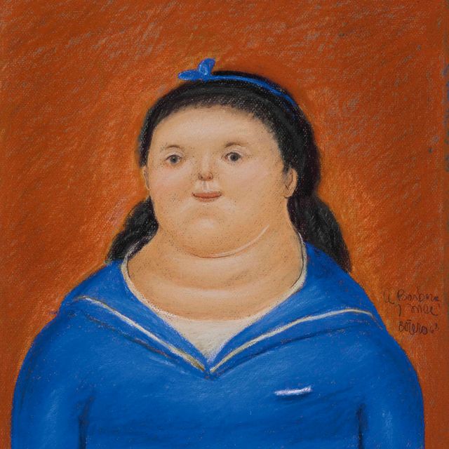Fernando Botero — Портрет девушки