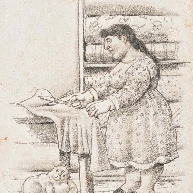 Fernando Botero — Портниха