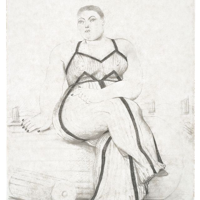 Fernando Botero — Женская осанка