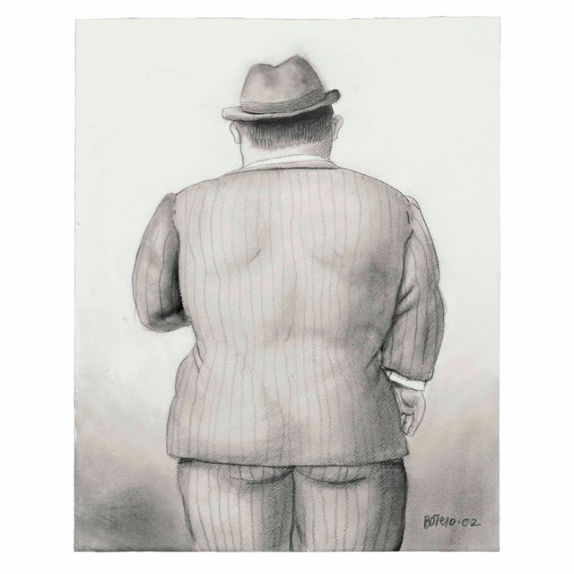 Fernando Botero — Мужчина (одетый в серое)