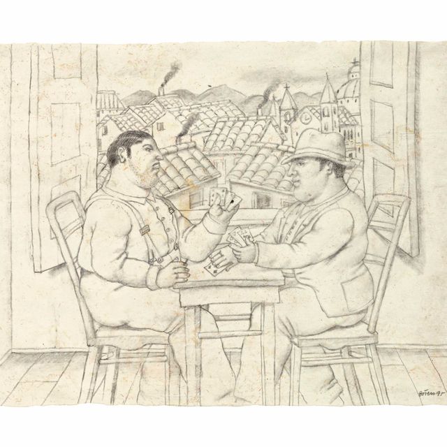 Fernando Botero — Игроки в карты