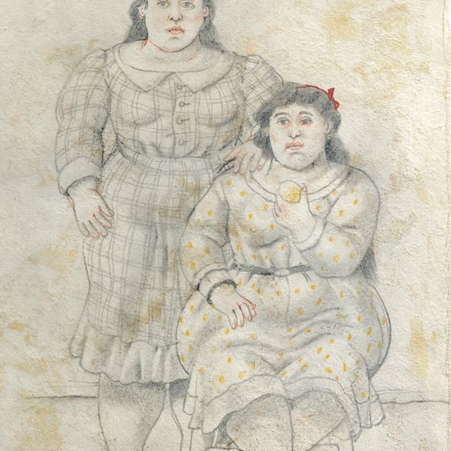 Fernando Botero — Две девушки