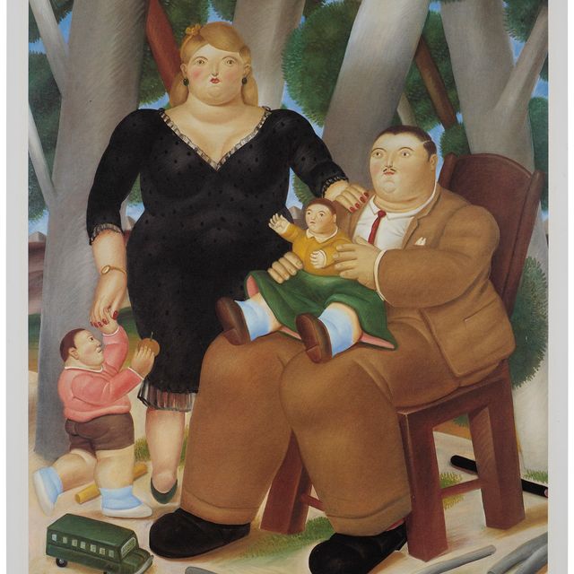 Fernando Botero — Семейная группа из Ботеро