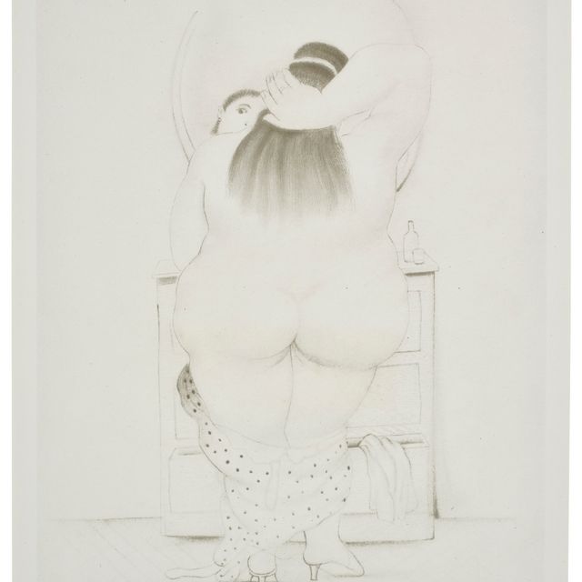 Fernando Botero — Десерты с акварелью: одна тарелка